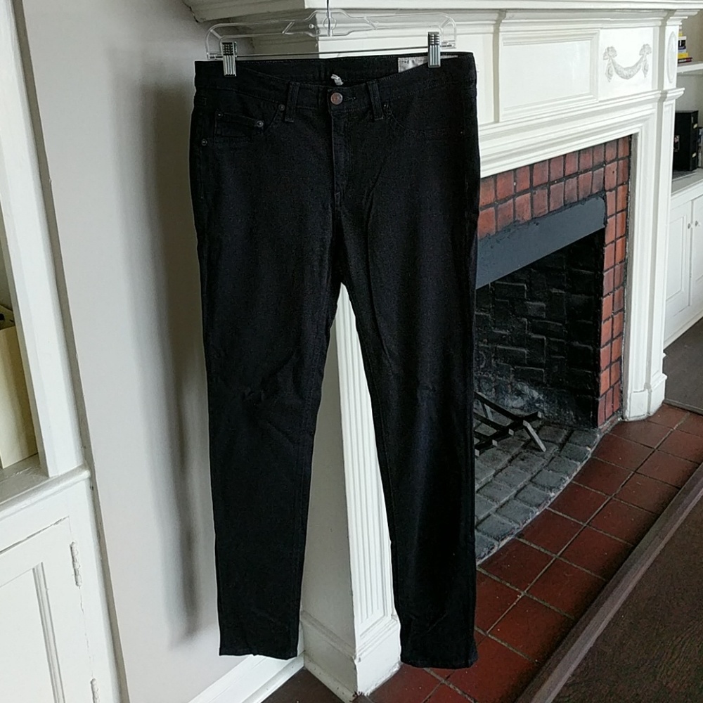 Rag & Bone Black Plush Twill Legging Jean